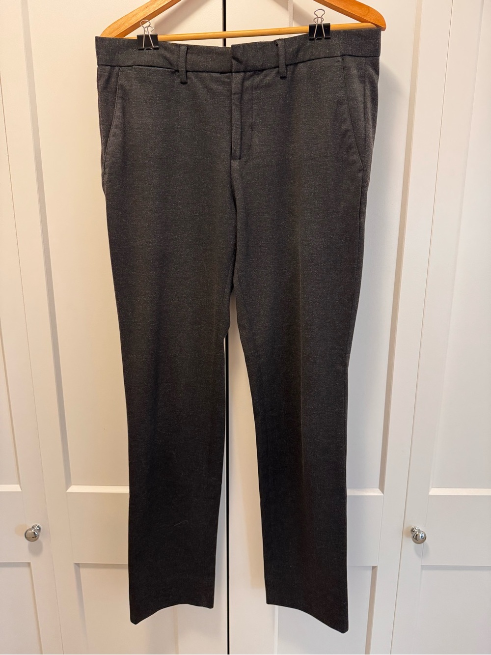 RW & Co Men's Dark Gray Dress Pants - Classic Tailored Fit